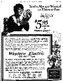 Western Electric Fan Ad